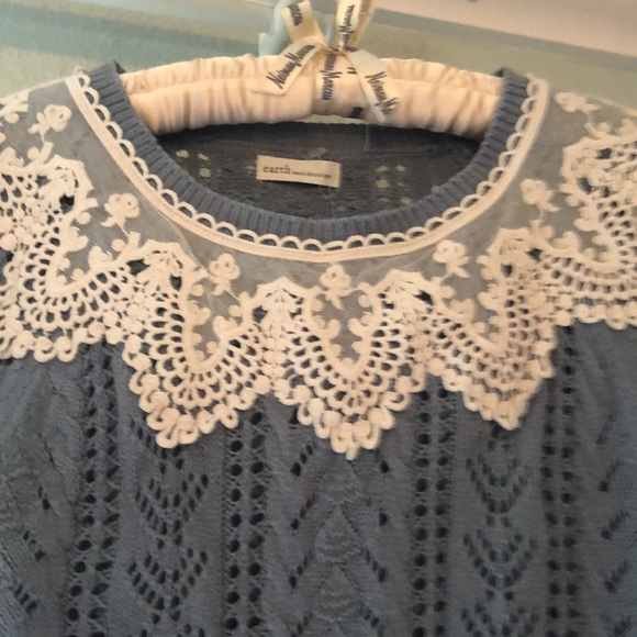 Earth Music and Ecology cottagecore morikei grandmillenial sweater - Picture 3 of 3